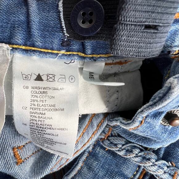 Girls SQIN Light Wash Narrow Waist Slim Leg Jeans 2T - Picture 4 of 5